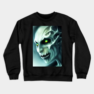 GHOULISH, CREEPY HALLOWEEN VAMPIRE Crewneck Sweatshirt